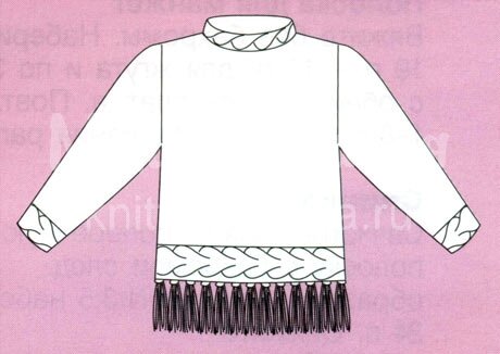 вязание спицами свитер +для девочки